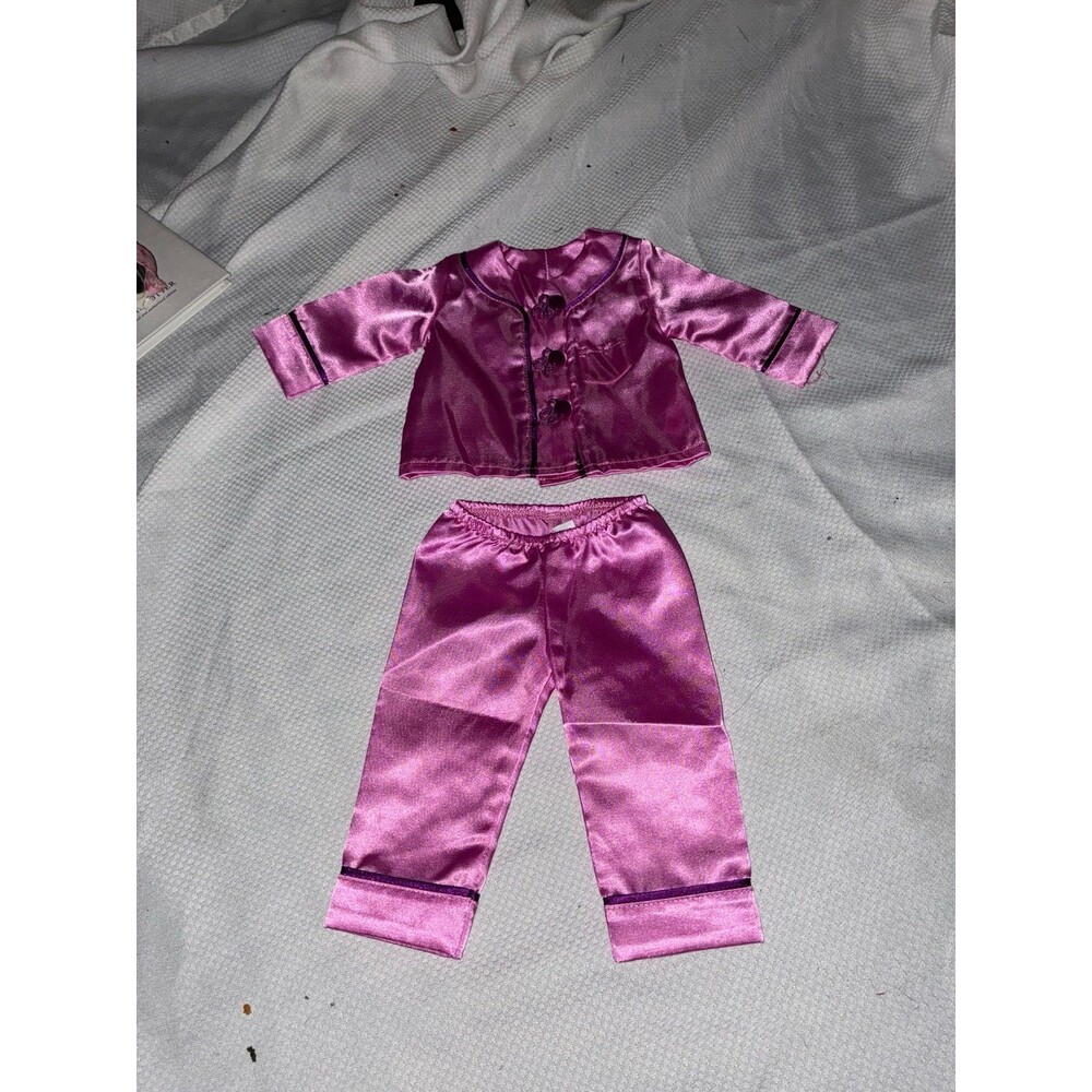 Retired 2019 American Girl Doll Rebecca 2 Piece Satin Pajamas Set